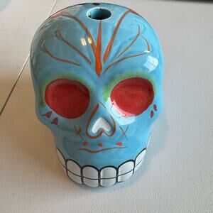 Blue Candy Skull